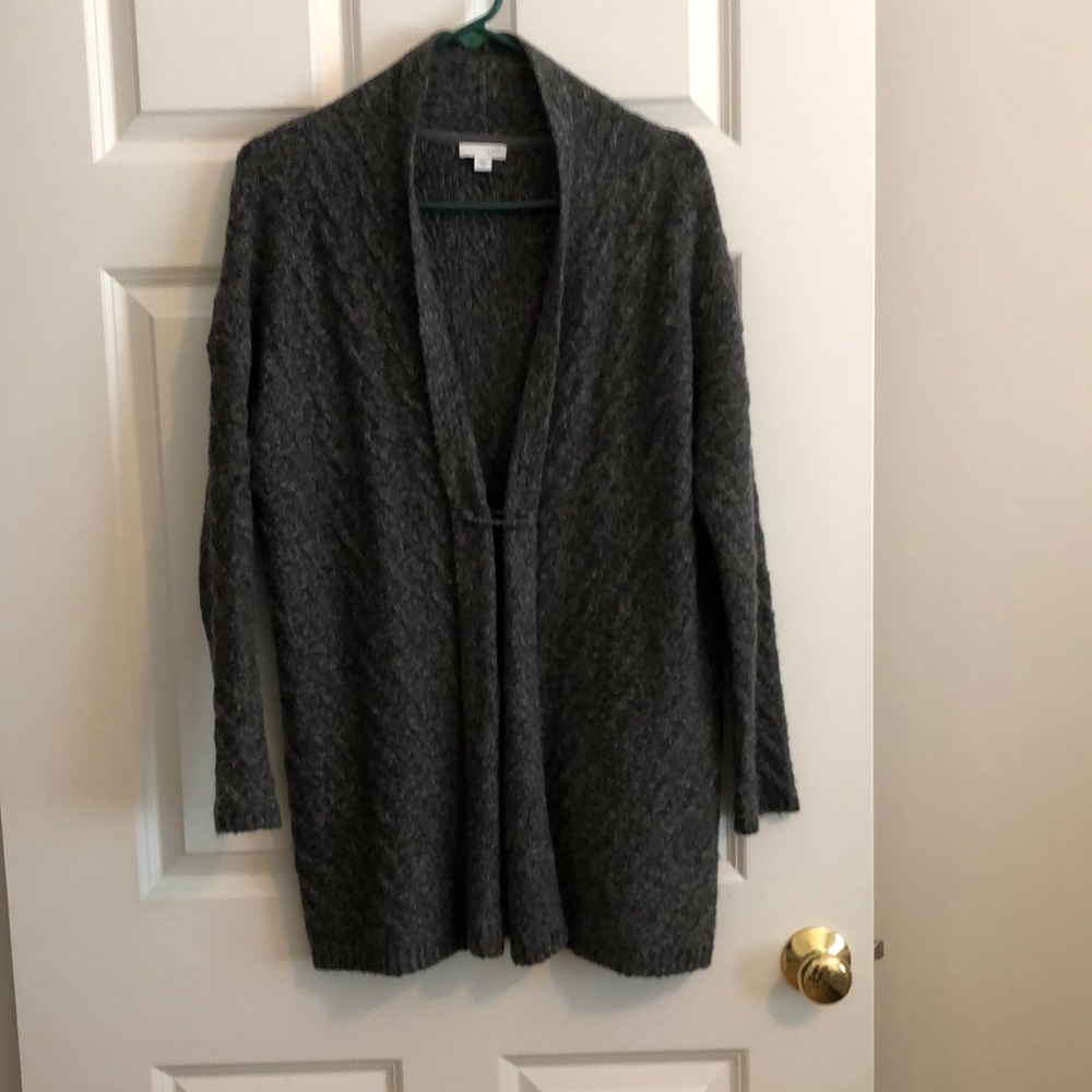 J Jill Sweater jacket with detachable pin